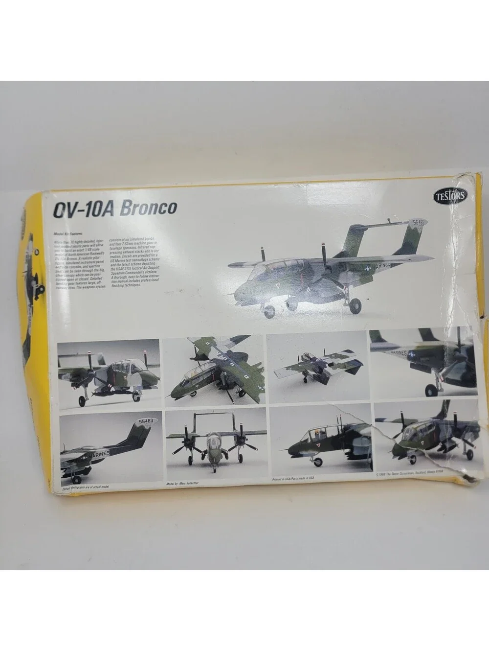 Testors 506 North American OV-10A Bronco Marines 1/48 Airplane Model Kit USMC